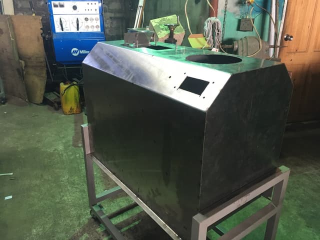 WINR Winnower being built at Cocoa Pod Products